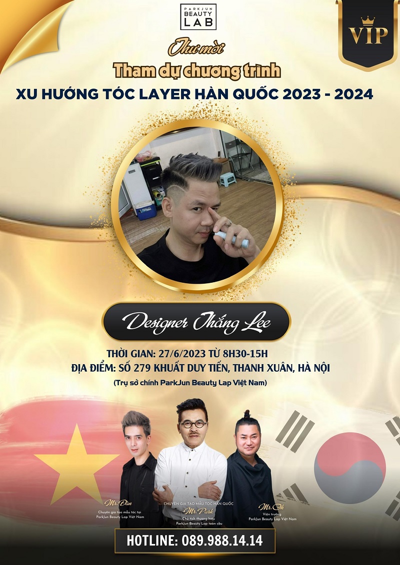 Những tấm vé VIP đã sẵn sàng trao đến tay các vị khách mời trong sự kiện "Xu hướng tóc layer Hàn Quốc 2023 - 2024" ngày 27/6